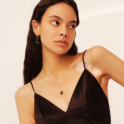 14kt Gold Star Diamond Ring