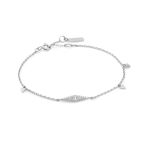 Silver Geometric Chain Bracelet | Ania Haie Australia