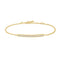 Gold Pave Bar Bracelet