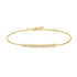 Gold Pave Bar Bracelet