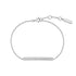 Silver Pave Bar Bracelet