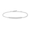 Silver Pave Bar Bracelet