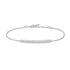 Silver Pave Bar Bracelet