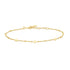 Gold Disc Station Bracelet