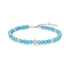 Silver Lab Created Turquoise Bracelet