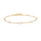 Gold Pearl Station Bracelet