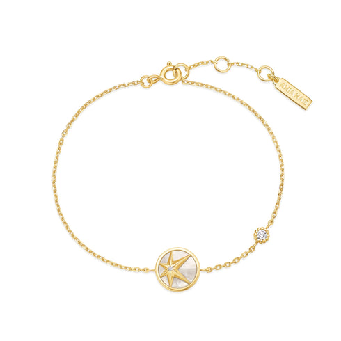 Gold Star Mother-of-Pearl Bracelet