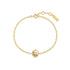 Gold Colour-Block Mother of Pearl Star Bracelet