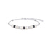 Two-Tone Sparkling Braided Shell Pearl Bracelet