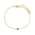 Gold Crimson Solitaire Bracelet | Ania Haie Australia