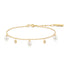 Gold Shell Pearl & Sparkle Drop Station Bracelet | Ania Haie Australia