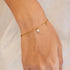 Gold Shell Pearl & Sparkle Drop Station Bracelet | Ania Haie Australia