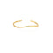 Gold Wave Cuff Bracelet
