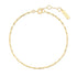 Gold Textured Chain Bracelet