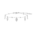 Silver Leaf Station Bracelet