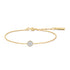 Gold Pave Disc Bracelet