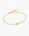 Gold Organic Dome Pebble Bracelet