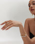 Gold Pave Knot Cuff Bracelet