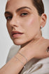 Silver Ethereal Teardrop Dangle Station Bracelet