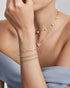 Gold Cluster Station Bracelet | Ania Haie Australia