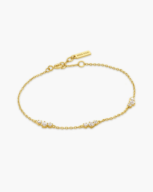 Gold Cluster Station Bracelet | Ania Haie Australia