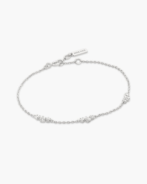 Silver Cluster Station Bracelet | Ania Haie Australia