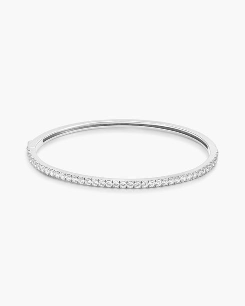 Silver Pave Tennis Bangle | Ania Haie Australia