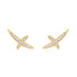 Gold Kiss Pave Studs | Ania Haie Australia