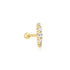 Gold Bar Barbell Single Earring | Ania Haie Australia