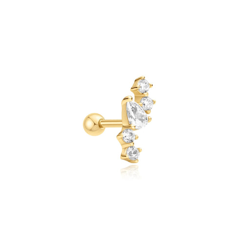 Gold Constellation Barbell Single Earring | Ania Haie Australia