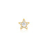 Gold Five-Point Star Barbell Single Earring | Ania Haie Australia
