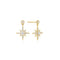 Gold Dangling Nova Star Stud Earrings | Ania Haie Australia