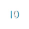 Silver Aqua Blue Row Huggie Hoop Earrings