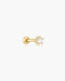 Gold Five-Prong Sparkle Barbell Earring | Ania Haie Australia