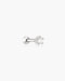 Silver Five-Prong Sparkle Barbell Earring | Ania Haie Australia