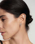 Silver Mini Five-Prong Sparkle Stud Earrings | Ania Haie Australia