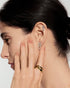 Silver Triple Fringe Stud Earrings | Ania Haie Australia