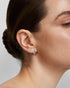 Silver Mini Five-Prong Sparkle Stud Earrings | Ania Haie Australia
