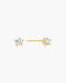 Gold Mini Five-Prong Sparkle Stud Earrings | Ania Haie Australia