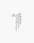 Silver Triple Fringe Barbell Earring | Ania Haie Australia