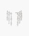 Silver Triple Fringe Stud Earrings | Ania Haie Australia