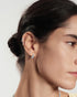 Silver Zig-Zag Pave Huggie Hoop Earrings | Ania Haie Australia