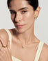 Gold Pave Interlocked Huggie Hoop Earrings | Ania Haie Australia