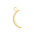 Gold Moon Pave Earring Charm