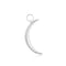 Silver Moon Pave Earring Charm