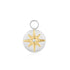 Two Tone Bright Sun Earring Charm