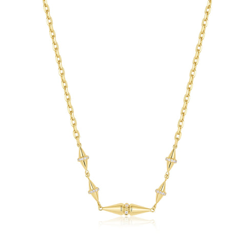 Gold Geometric Chain Necklace | Ania Haie Australia
