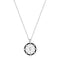 Silver Sparkle Point Medallion Necklace | Ania Haie Australia