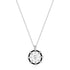 Silver Sparkle Point Medallion Necklace | Ania Haie Australia