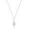 Silver Pearl Geometric Pendant Necklace | Ania Haie Australia